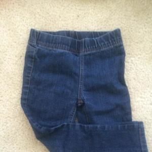 Bobbie brooks size 5 blue jean leggings