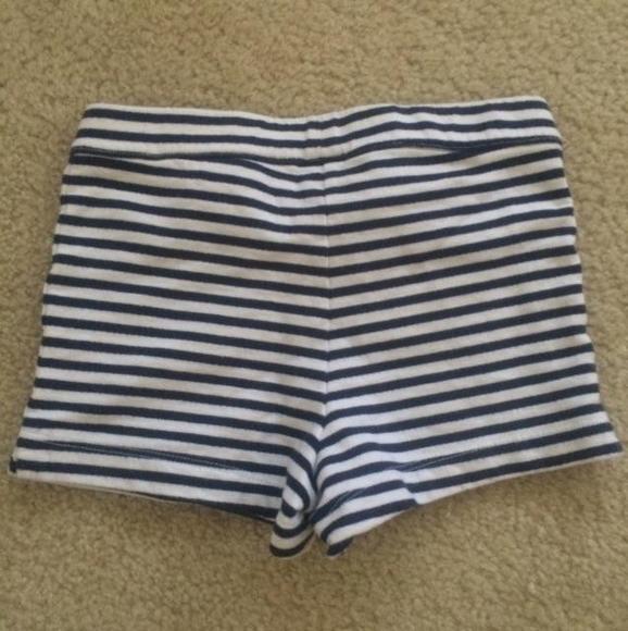 Janie and Jack blue striped shorts size 5