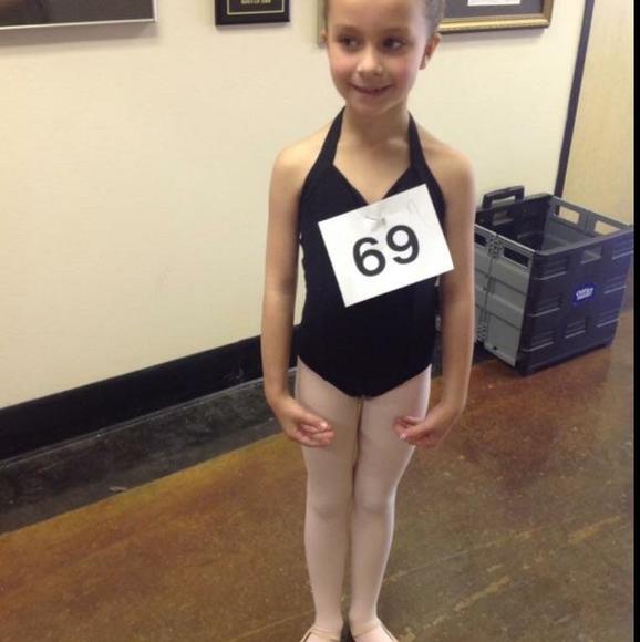 Capezio black halter leotard - Picture 1 of 3