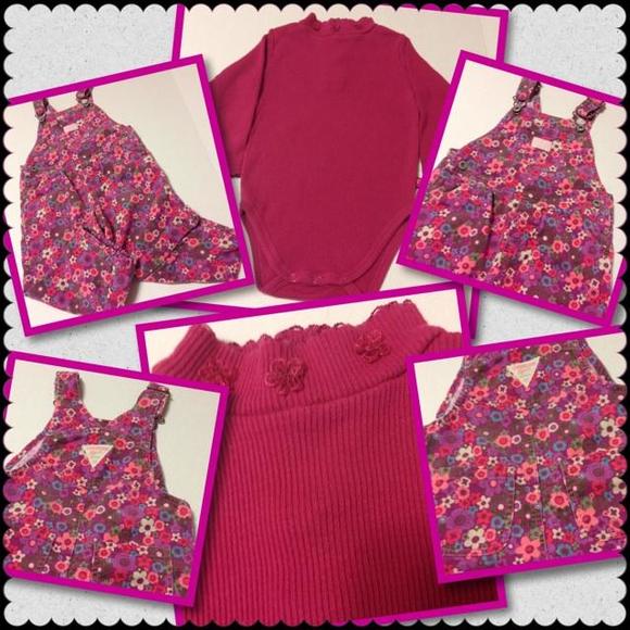 🌟Bundle 🌟 Children's Place Turtle neck Onsie🌺🌺OshKosh Bgosh Bibs.
