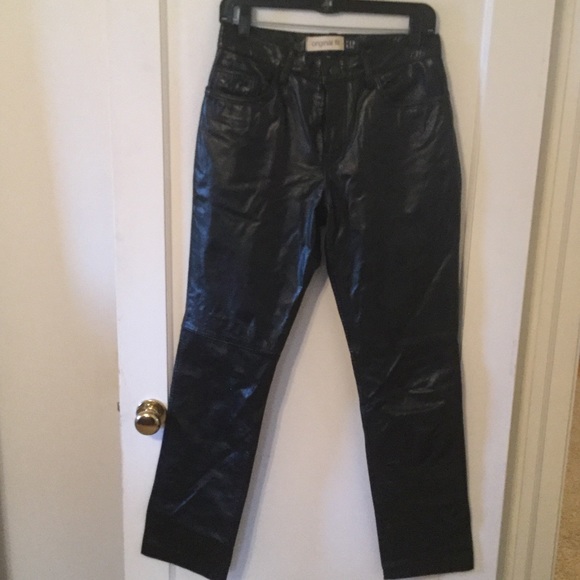Genuine leather vintage Gap jeans