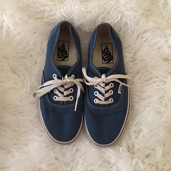 Blue authentic vans