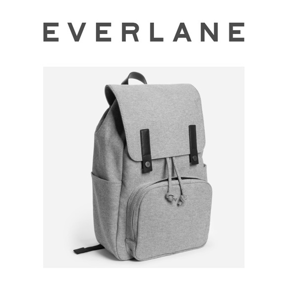 Blue Everlane "The Modern Snap" backpack