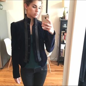 Diane von Furstenberg Velvet Blazer