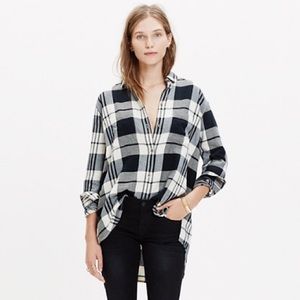 *MADEWELL FLANNEL OVERSIZED BOYSHIRT LAMONT PLAID