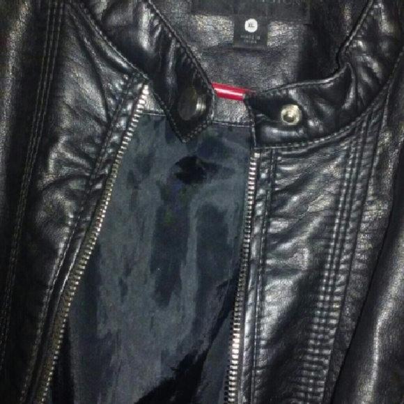 Leather coat new no tags from JC Penney