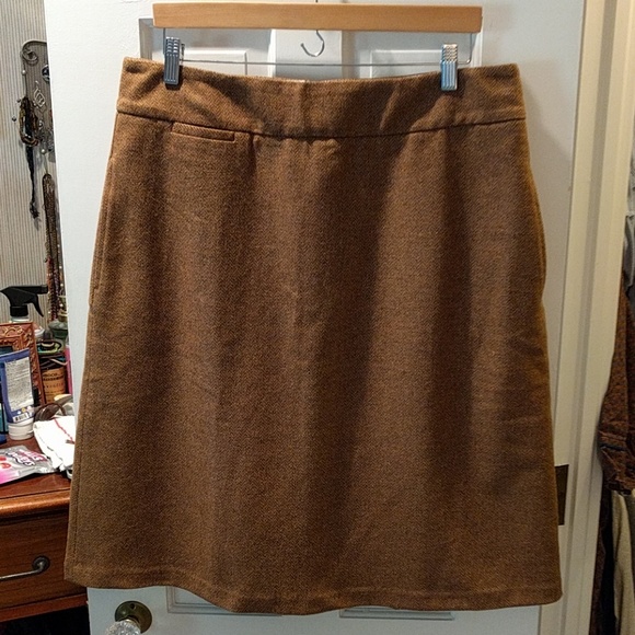 Land's End Tweed Skirt