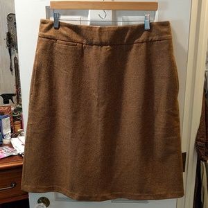 Land's End Tweed Skirt