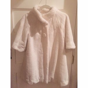 Faux fur coat