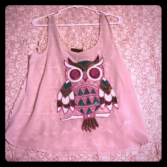 Owl tank top