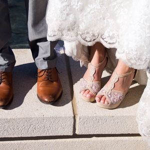 My wedding wedges!