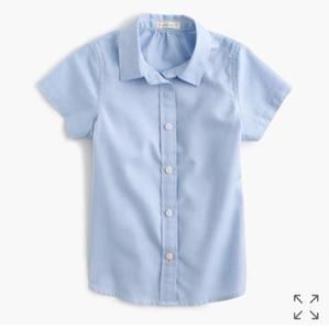 💙 NWT! Crewcuts blue button down shirt
