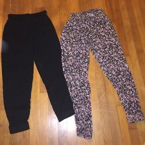 2 oversize flowing pants