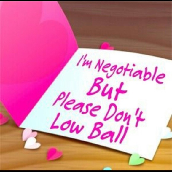 Low balling is rude!