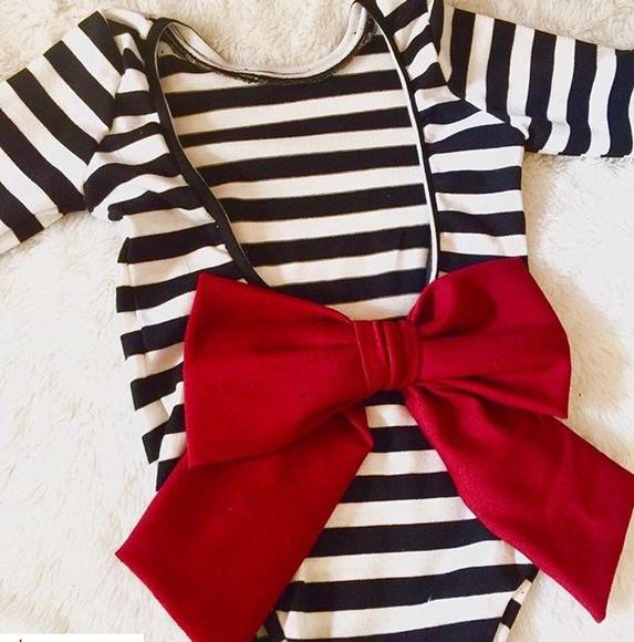 Stretchy Bow leotard