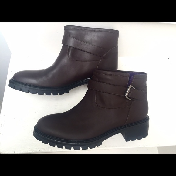 Fendi Shoes - FENDI brown leather boot