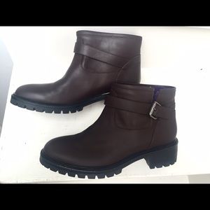 FENDI brown leather boot