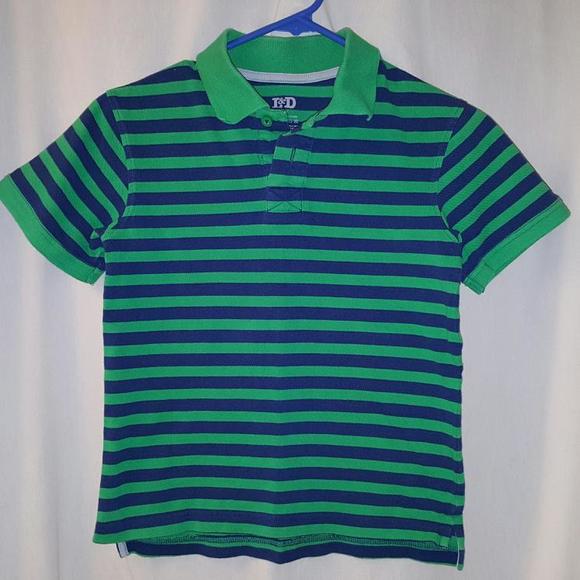 Green & Blue polo style shirt