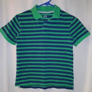 Green & Blue polo style shirt