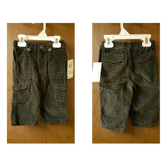 NWT Greendog Hounds Tooth Corduroy Pants 18 mos