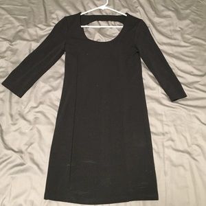 Frenchi 3/4 sleeve black dress size large