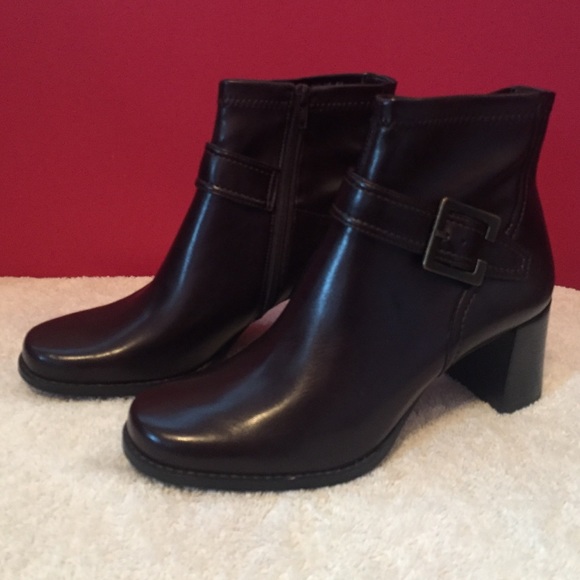 Franco Sarto Brown Ankle Boots