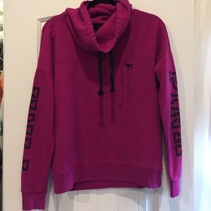 VS Pink Cowl Neck Sweatshirt