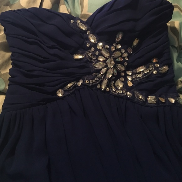Blue dress