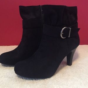 Laura Ashley Black Ankle Boots