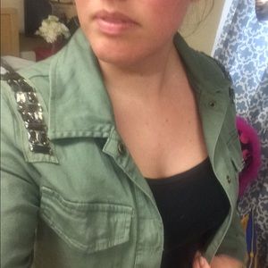 Cute Army Green Jacket