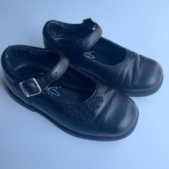 Black Stride Rite Mary Janes