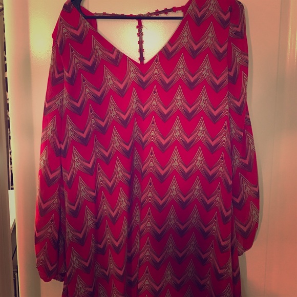 Francesca's pink dress