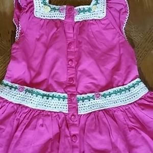 Baby Gap Dresses - Baby Gap 3-6 month Pink Crochet Dress Baby Gap Dresses - Baby Gap 3-6 month Pink Crochet Dress