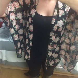 Floral Sheer Kimono