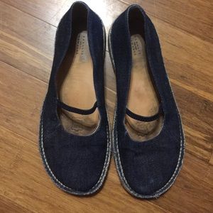 Barneys New York Denim Mary Janes Size 40.5