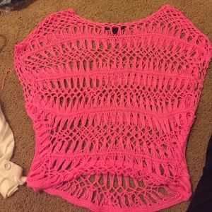 Super neon cut out shirt