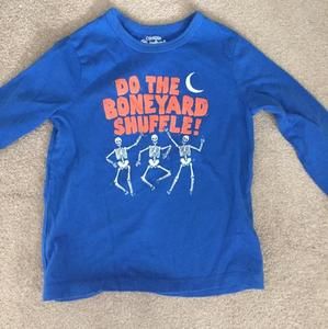 Long sleeve blue shirt