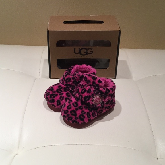 Bixbee Leopard Print Infant UGGs