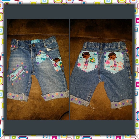 Custom cut off jeans