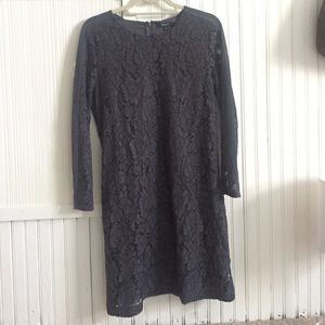 Madewell long sleeve lace dress!