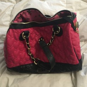 Hot pink Betsy Johnson purse