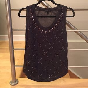 J Crew XS Studded Tank Top