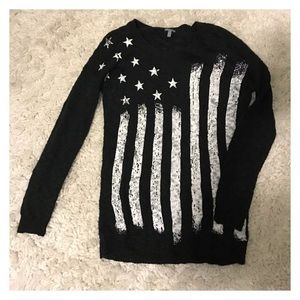 FINAL SALE🌼Charlotte Russe American flag sweater