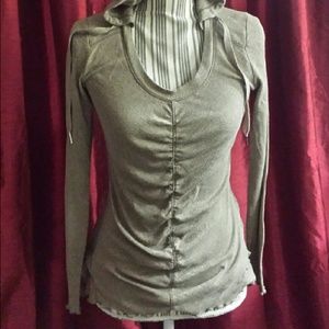 Calvin Klein long sleeve hooded top