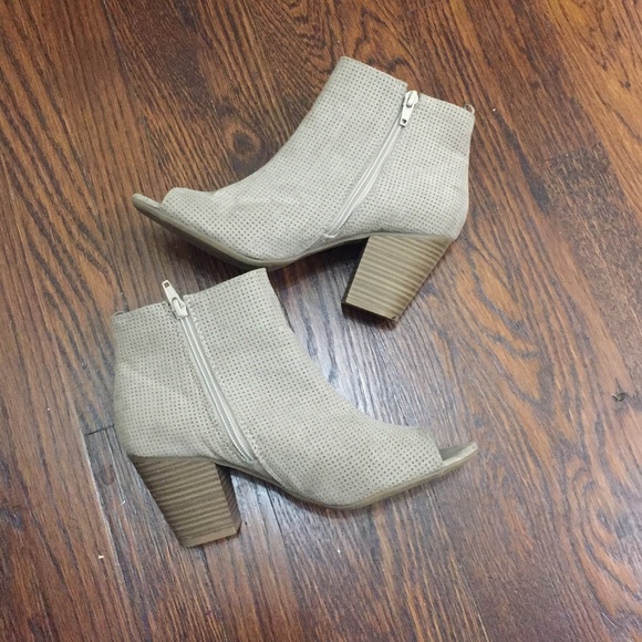Peep Toe Booties