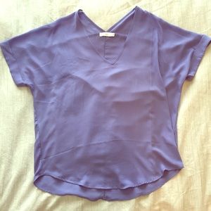 LUSH purple-blue top