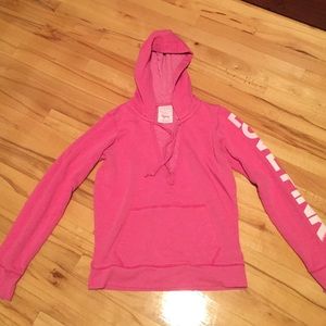 Victoria Secret Pink Brand Pink Hoodie
