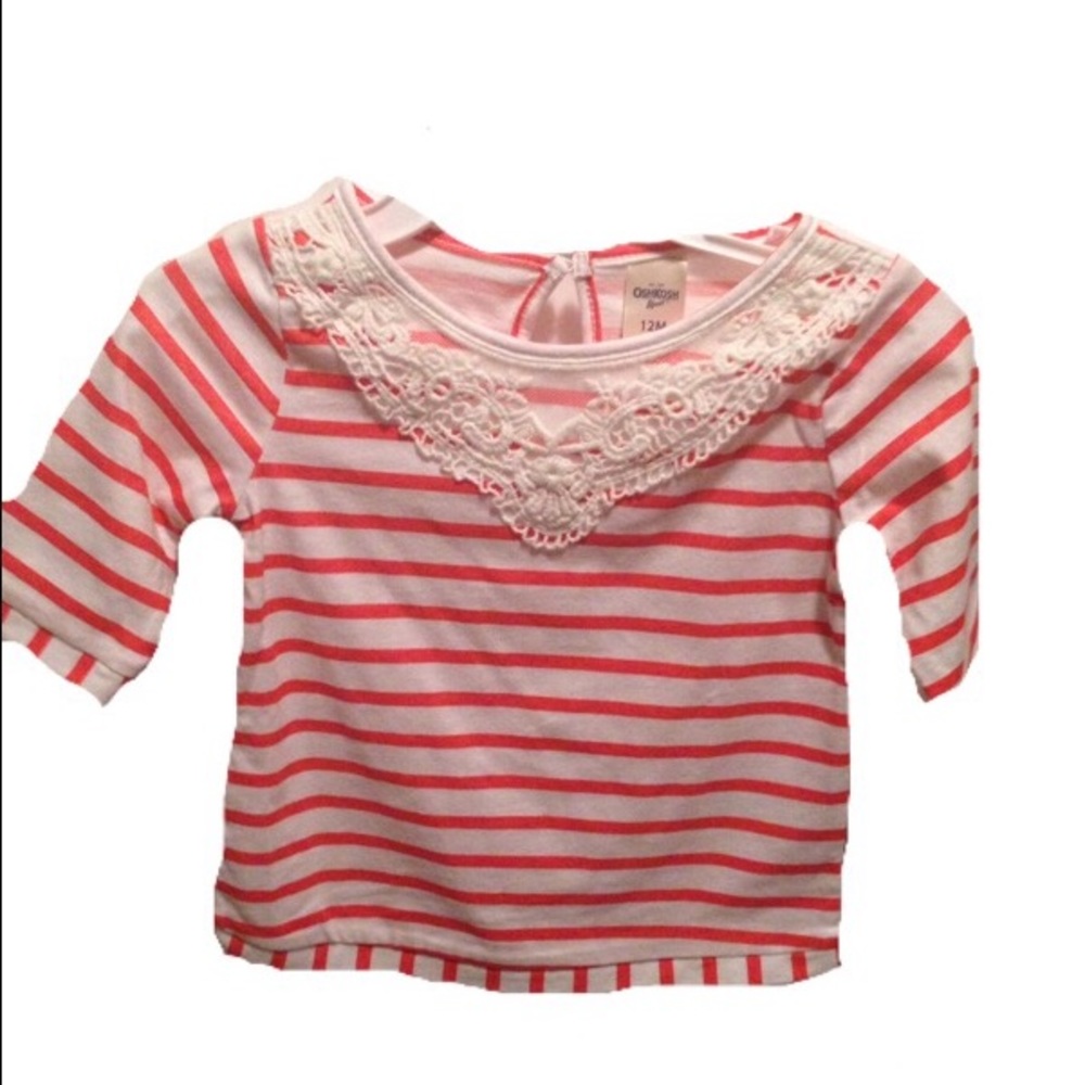 NWT 12 month stripe shirt
