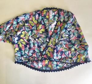 Short kimono shawl