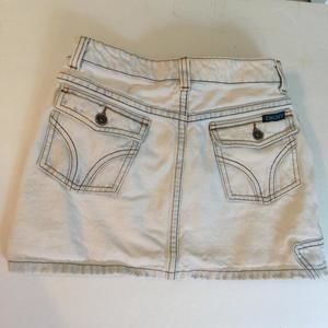 DKNY Denim Distressed Skirt W/ panties